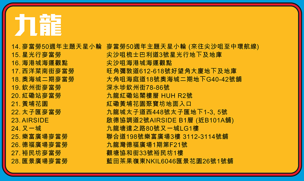 麥當勞 – 「回憶麥麥STAMP」