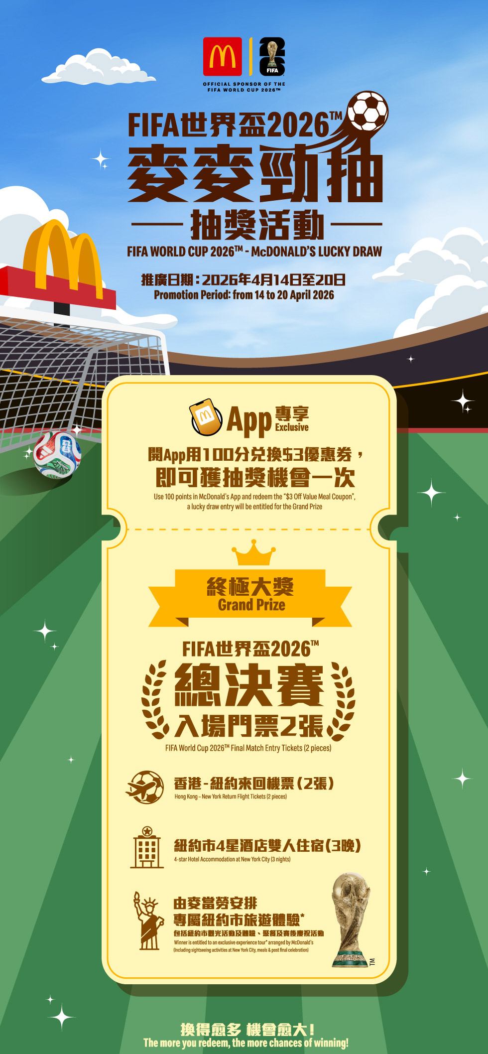 FIFA World Cup 2026 TM – McDonald’s Lucky Draw